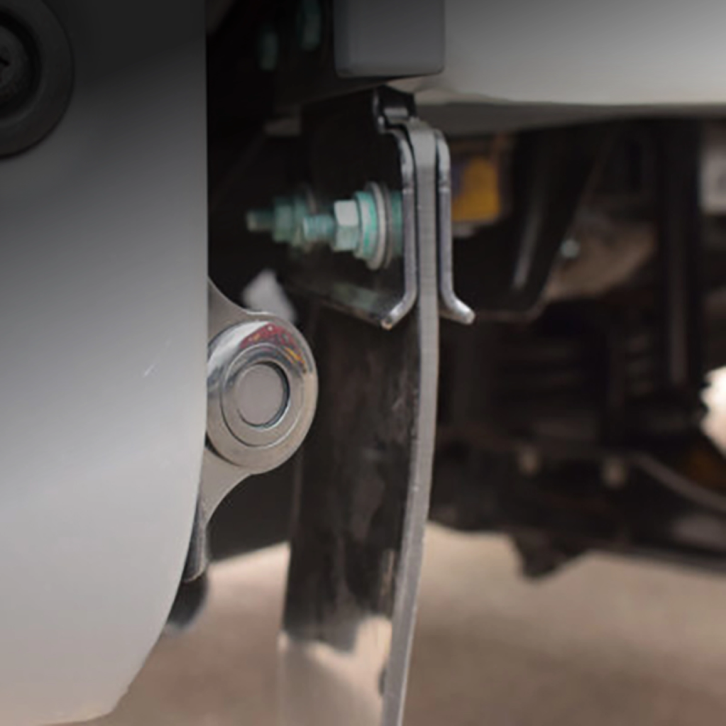 Side Sensors on a truck fitted by SM UK